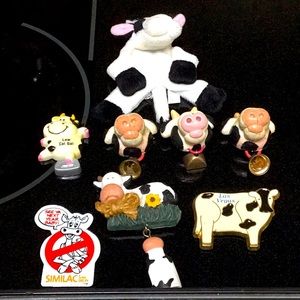 8 Cow Magnets